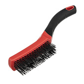 Щетка зачистная 5-и рядная, двухкомпонентная рукоятка/ Matrix Щетка зачистная 5-и рядная, двухкомпонентная рукоятка/ Matrix