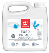 Грунт концентрат укрепляющий Tikkurila EURO PRIMER 3л Грунт концентрат укрепляющий Tikkurila EURO PRIMER 3л