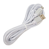 Кабель Energy ET-29-2 USB/MicroUSB, серебро Кабель Energy ET-29-2 USB/MicroUSB, серебро