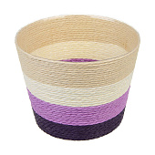 Кашпо плетеное 13х10,5х9см, бумажная лоза, INBLOOM 164-375 Кашпо плетеное 13х10,5х9см, бумажная лоза, INBLOOM 164-375