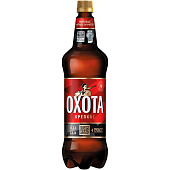  Пиво Охота крепкое светлое пастер. 8,1% 1,2л ПЭТ 