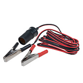 Удлинитель прикуривателя SKYWAY 3м с большими крокодилами Удлинитель прикуривателя SKYWAY 3м с большими крокодилами