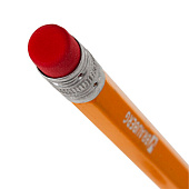  Карандаши чернографитные простые с ластиком HB, ВЫГОДНАЯ УПАКОВКА КОМПЛЕКТ 12 штук, BRAUBERG, 180635 