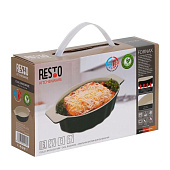 Овальная форма для запекания 0,6л RESTO 21.7х13х5.7см 96140 Овальная форма для запекания 0,6л RESTO 21.7х13х5.7см 96140