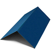 Планка конька обычного 0,4х190х190 L=2м (5005)сигнальный синий Планка конька обычного 0,4х190х190 L=2м (5005)сигнальный синий