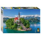 Пазлы Озеро Блед. Словения, 1000 деталей, 68х48 см, 79170 Пазлы Озеро Блед. Словения, 1000 деталей, 68х48 см, 79170