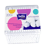 Ватные палочки Bella полиэт. classic 200шт Арт.BC-081-F200-004