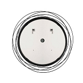 Зеркало с LED подсветкой Mirel Led d750 черное Континент