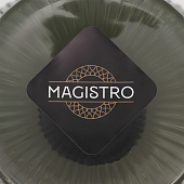  Креманка стеклянная Magistro «Грани» 300 мл цвет графит 9346684 
