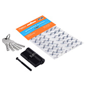 Цилиндр ключ/ключ МЦ-STD AL-ЛП-60 30х30мм, черный, Нора-М Цилиндр ключ/ключ МЦ-STD AL-ЛП-60 30х30мм, черный, Нора-М