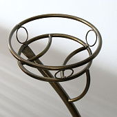 Подставка для цветов, напольная, d = 18 см, бронзовая 9433078 Подставка для цветов, напольная, d = 18 см, бронзовая 9433078