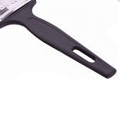  Кисть плоская Стандарт 50х6мм, натуральная щетина, черная пластиковая ручка, АКОР 