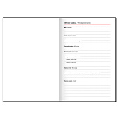 Ежедневник недатированный А5 145х213мм BRAUBERG Vogue, под кожу, магнитный клапан 160л красный116225 Ежедневник недатированный А5 145х213мм BRAUBERG Vogue, под кожу, магнитный клапан 160л красный116225