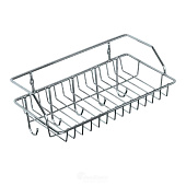  Полка хромированная с 5 крючками ZA-021C 