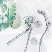  Смеситель для ванны из латуни картридж 40мм B8174-18F РМС 