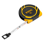 Рулетка геодезическая 20мх15мм, закрытый корпус, фиберглассовая лента, Denzel Рулетка геодезическая 20мх15мм, закрытый корпус, фиберглассовая лента, Denzel