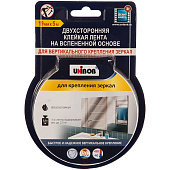 Двусторон. лента д/зеркал 19ммх 5м/UNIBOB Двусторон. лента д/зеркал 19ммх 5м/UNIBOB