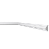  Молдинг ударопрочный WL1(50) 18х38х2000 белый /Wallstyl 