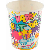 Набор бумажных стаканов "Happy Birthday" Волшебная страна (6шт) Набор бумажных стаканов "Happy Birthday" Волшебная страна (6шт)
