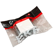  Выключатель встраиваемый проходной 1 клавиша, цвет белый, EKF Эпика 