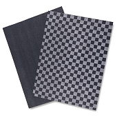  Набор ковров в салон влаговпитывающих AVS VK-04 (50х38 см.) "клетка" 2 шт. 