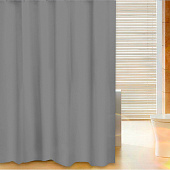 Штора для ванной Лавита полиэстер 180х180см 12 колец серый /104267 Delphinium Штора для ванной Лавита полиэстер 180х180см 12 колец серый /104267 Delphinium