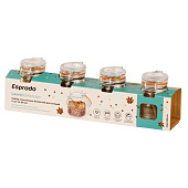 Набор банок для специй 90 мл Laurel Esprado LRL090WES4 Набор банок для специй 90 мл Laurel Esprado LRL090WES4