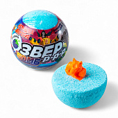  Детский бурлящий шар Звер бомб ежевика (с игрушкой) 130г 