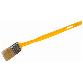  Кисть радиаторная 50х12мм, натуральная щетина, желтая пластиковая ручка, АКОР 