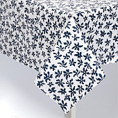  Скатерть (полиэстер) 137х180 Доляна чёрно-белая 10620855 