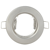 Светильник точечный встраиваемый под лампу MR16 GU5.3 15Вт круг хром (d80/монтажн d55) /IEK Светильник точечный встраиваемый под лампу MR16 GU5.3 15Вт круг хром (d80/монтажн d55) /IEK