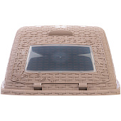 Хлебница "Плетенка" св.коричневый М4903, 1190372 Хлебница "Плетенка" св.коричневый М4903, 1190372