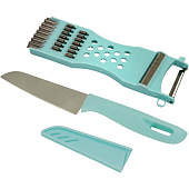  Кухонные принадлежности, в наборе: нож и терка 4 в 1, 67 