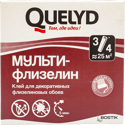  Клей обойный QUELYD МУЛЬТИ-ФЛИЗЕЛИН 0,13 кг 