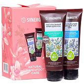  Подарочный набор SYNERGETIC Natural hand&foot care (Крем для рук 75мл+ крем для ног 75мл) Арт.100337 