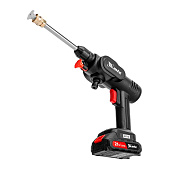 Мойка-пистолет аккумуляторная А-21-02, 21В, 40 бар, 4 л/мин, Li-ion, 2 акк. MTX Мойка-пистолет аккумуляторная А-21-02, 21В, 40 бар, 4 л/мин, Li-ion, 2 акк. MTX