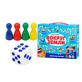 Игра настольная Вокруг земли, играй ищи изучай, ИН-0757