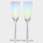  Набор бокалов для  шампанского "Жемчуг" 270 мл 2 шт 9579184 