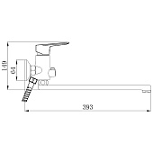 Смеситель для ванны картридж 35мм SL131-006E РМС Смеситель для ванны картридж 35мм SL131-006E РМС