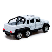АВТОГРАД Машина металлическая "Джип 6X6", 1:32, инерция, цвет белый   7668744
