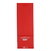 Пакет под бутылку Красный, 13х36х10 см, 7184513 Пакет под бутылку Красный, 13х36х10 см, 7184513