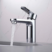 Смеситель для раковины Ника хром AQ1810CR Aquatek Смеситель для раковины Ника хром AQ1810CR Aquatek