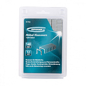 Скобы для степлера тип 140, 12мм, 1250шт, усиленные, Gross Скобы для степлера тип 140, 12мм, 1250шт, усиленные, Gross