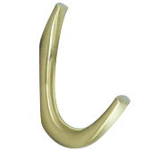 Крючок мебельный однорожковый, античная бронза KR 0080 AB Крючок мебельный однорожковый, античная бронза KR 0080 AB