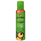 GARDEX Family Аэрозоль-репелент от комаров алоэ вера 150мл GARDEX Family Аэрозоль-репелент от комаров алоэ вера 150мл
