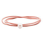 Набор резинок для волос с заколкой, 4 шт., розовый, жемчужный Набор резинок для волос с заколкой, 4 шт., розовый, жемчужный