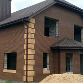  Кирпич керамический темный шоколад 1,4НФ 250х120х88мм [М150-200] /Копылово 