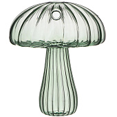  Ваза в форме гриба, 12,3x14,5 стекло, цвет зеленый, 502-971 