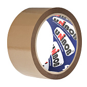  Скотч 48ммх66м 40мкм коричневый UNIBOB 