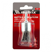 Щетка чашка д/дрели 25мм круч. метал. пров.Matrix Щетка чашка д/дрели 25мм круч. метал. пров.Matrix